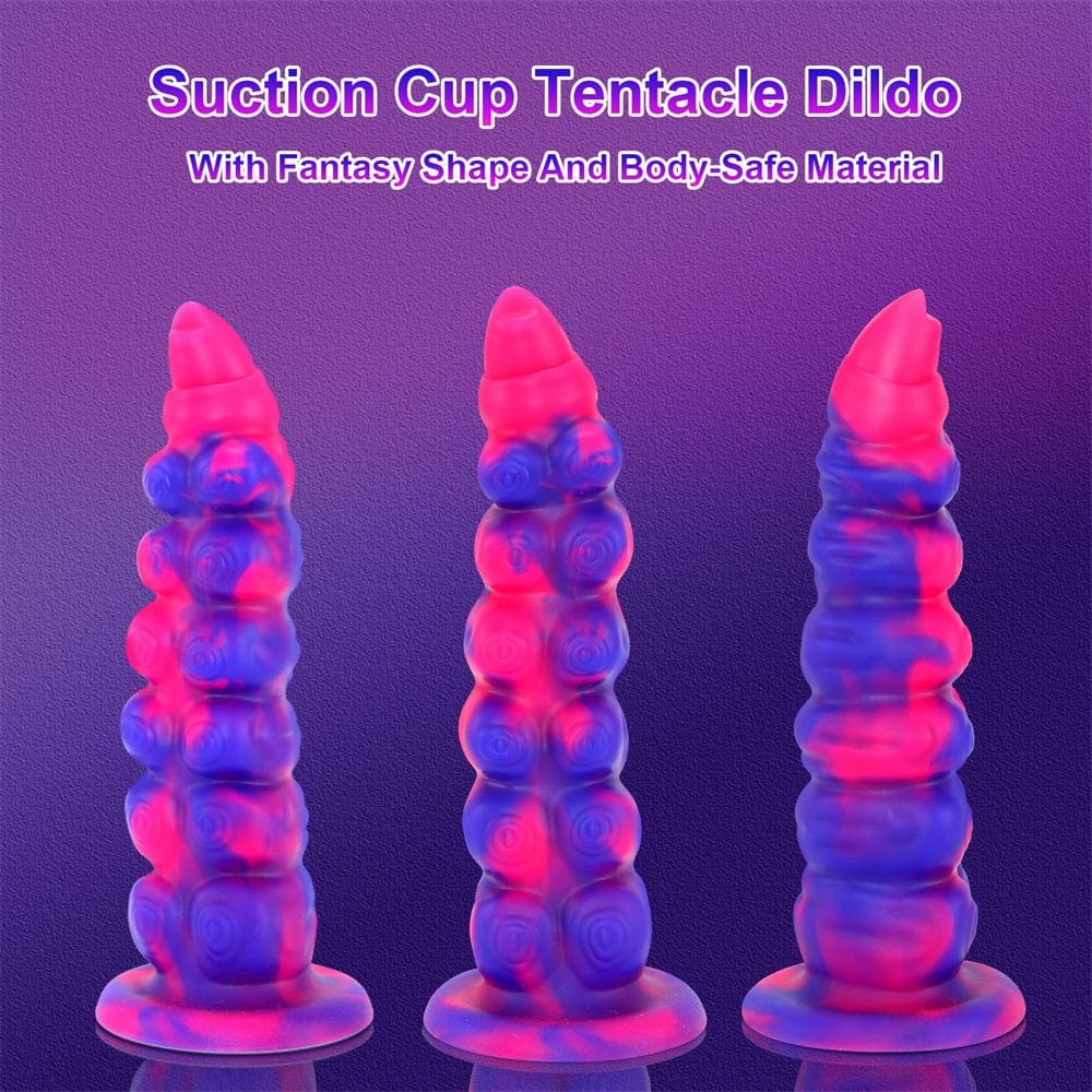 Fantasy monster dildo with suction cup base, photo 4
