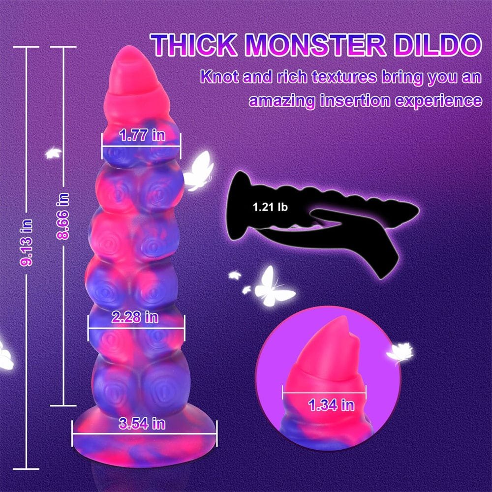 Fantasy monster dildo with suction cup base, photo 6