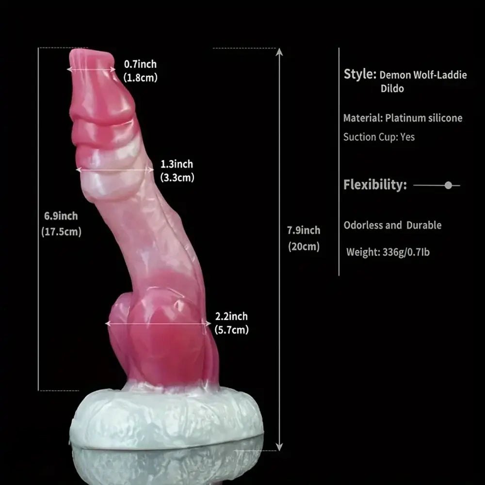 Textured fantasy creature dildo, photo 17