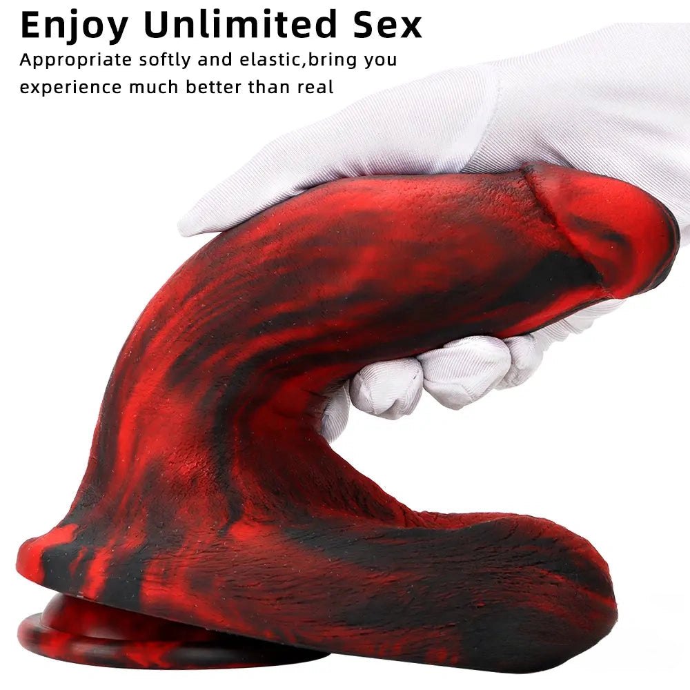 Monster color fantasy silicone dildo, photo 3