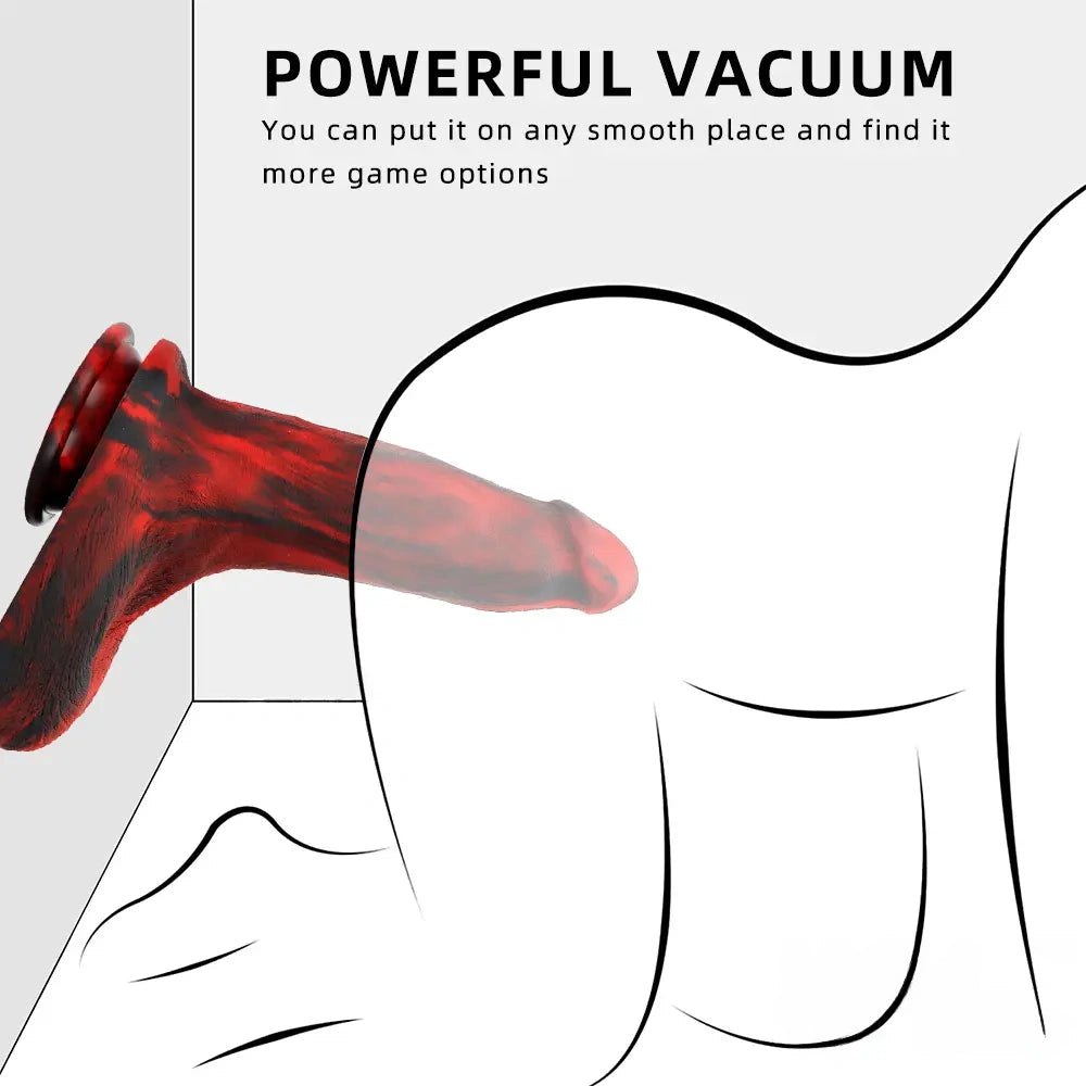 Monster color fantasy silicone dildo, photo 4