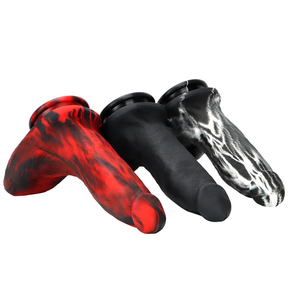 Monster color fantasy silicone dildo, photo 9