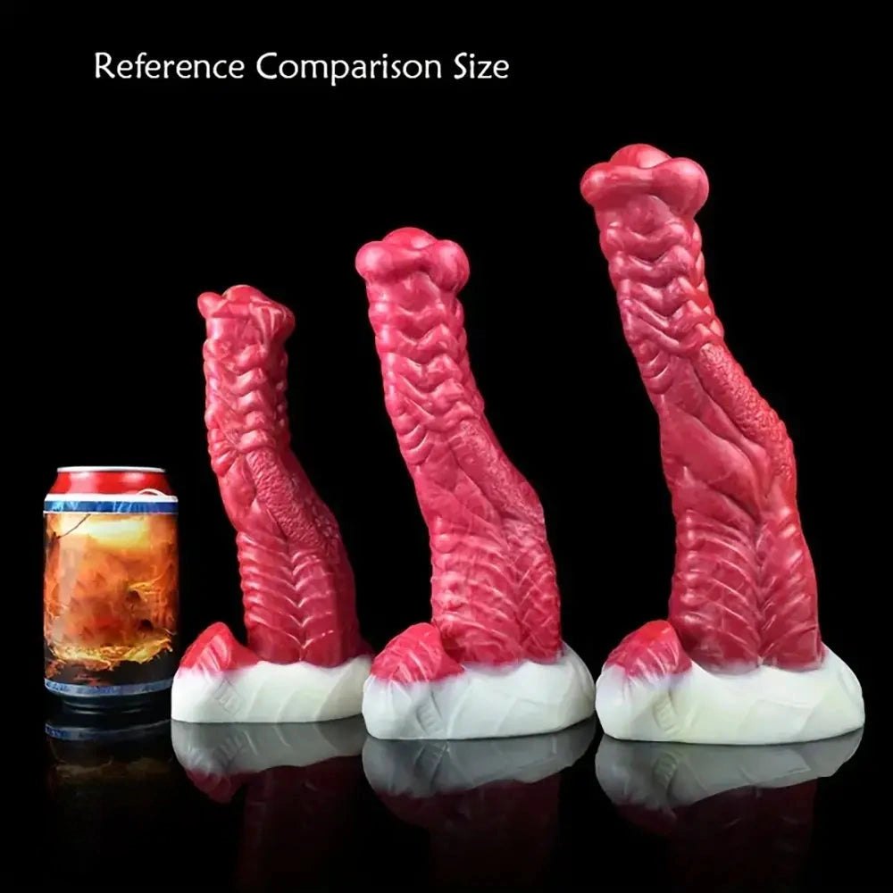 Colorful silicone monster fantasy dildo, photo 2