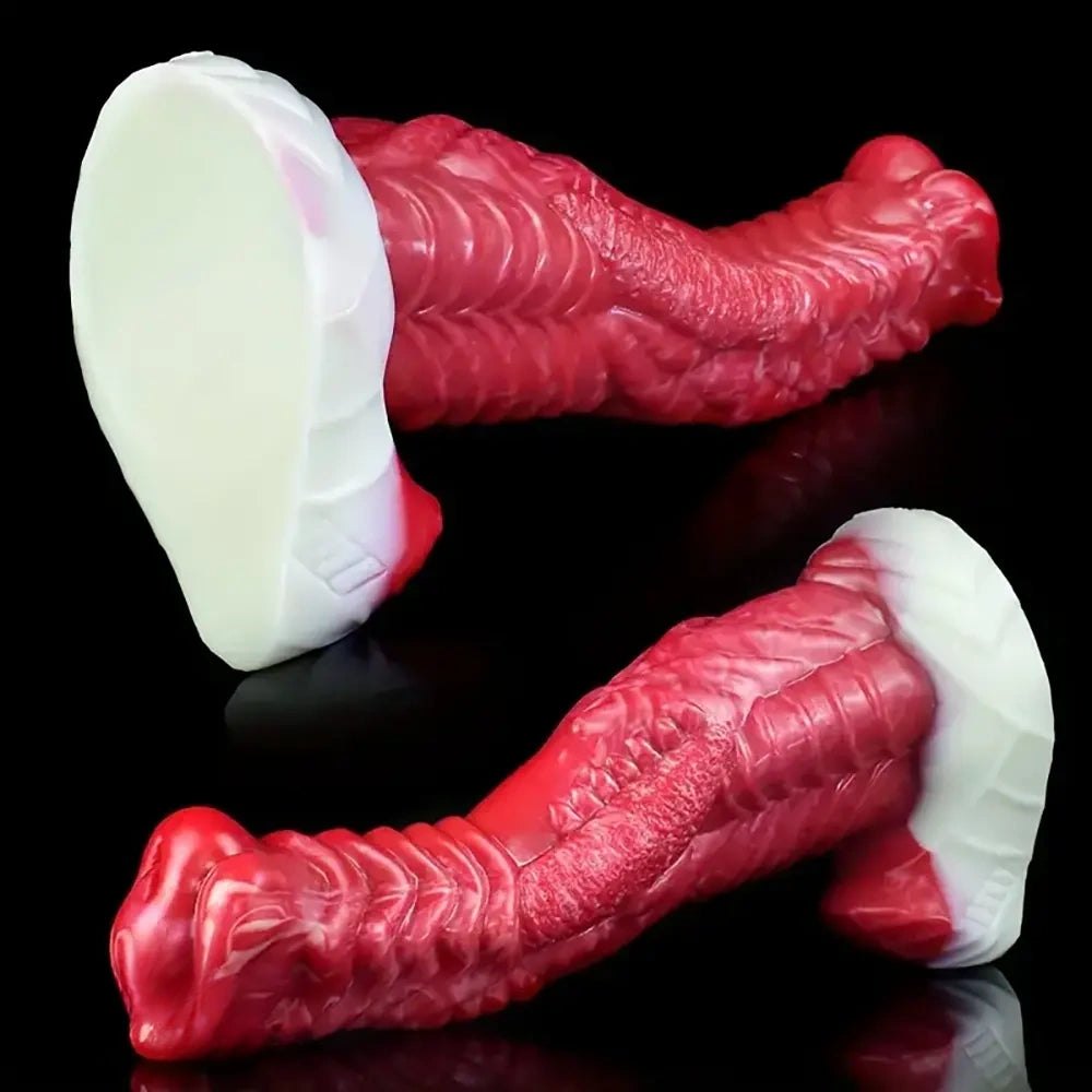 Colorful silicone monster fantasy dildo, photo 5
