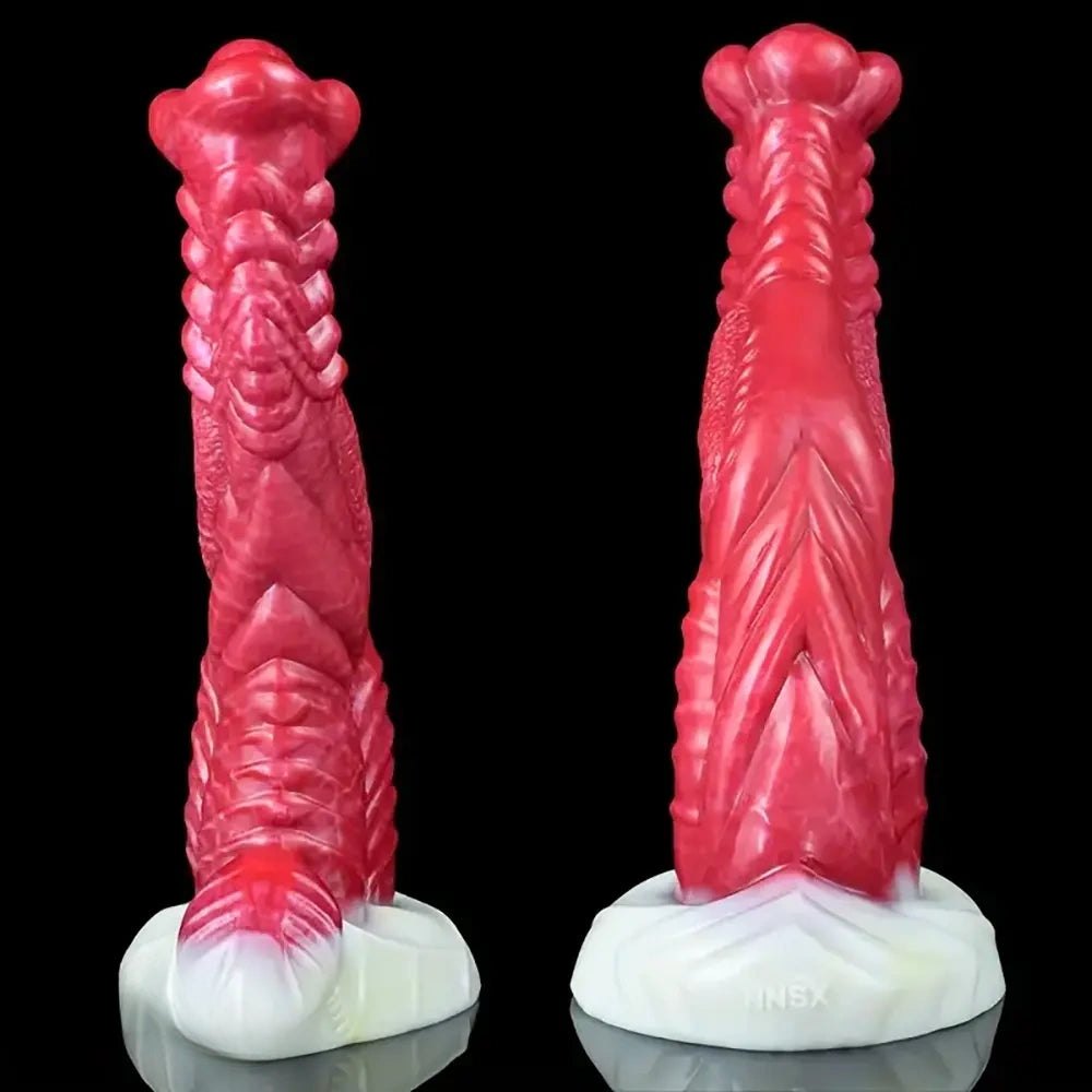 Colorful silicone monster fantasy dildo, photo 7