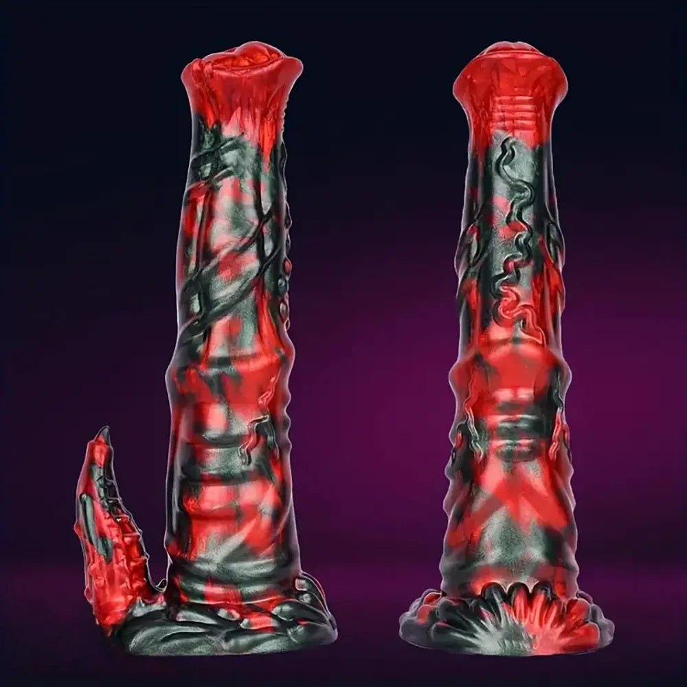 Colorful monster fantasy suction cup dildo, photo 4