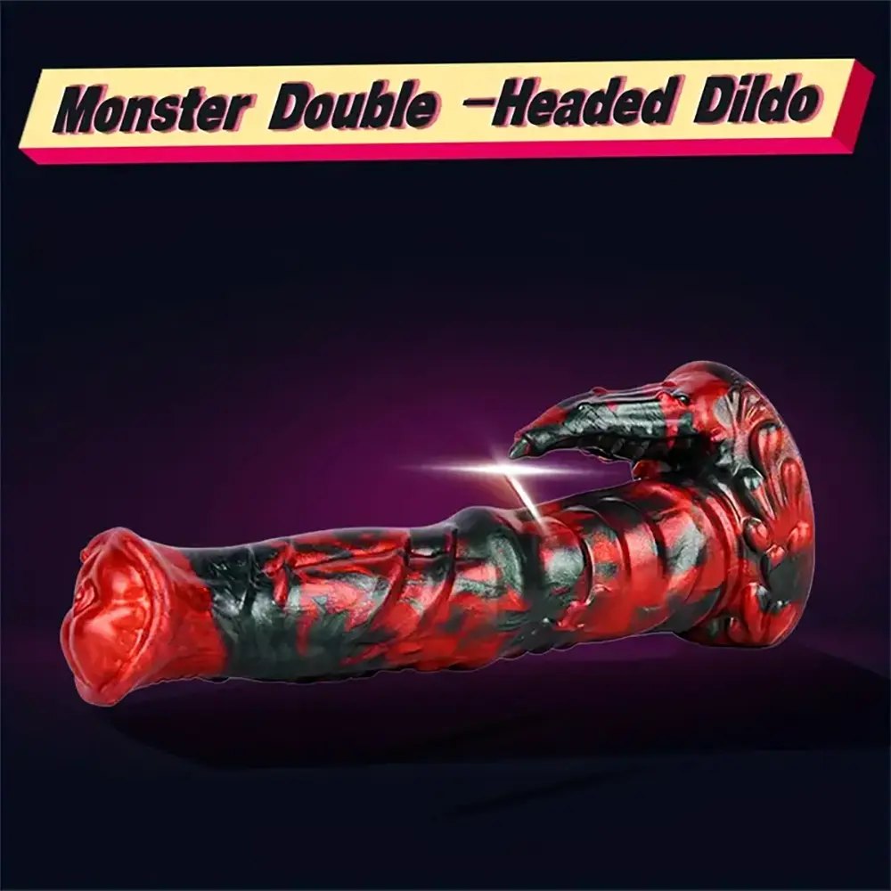 Colorful monster fantasy suction cup dildo, photo 6