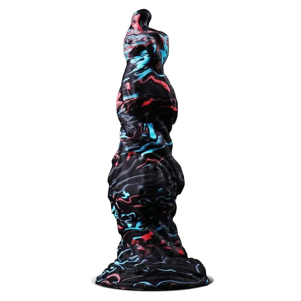 Mixed color monster knot fantasy dildo, photo 2
