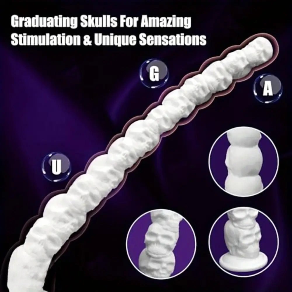 Monster skull silicone fantasy dildo, photo 4