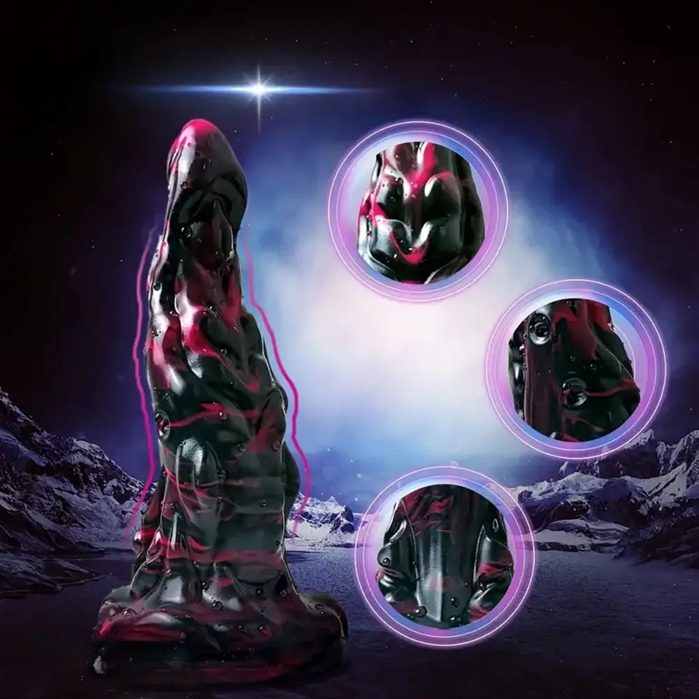 Ridged monster suction cup dildo, photo 6