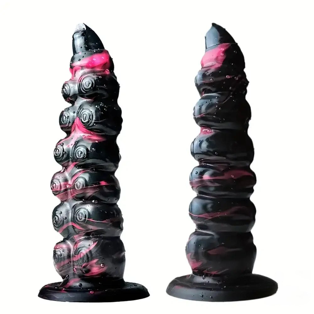Colorful monster tentacle silicone dildo, photo 1