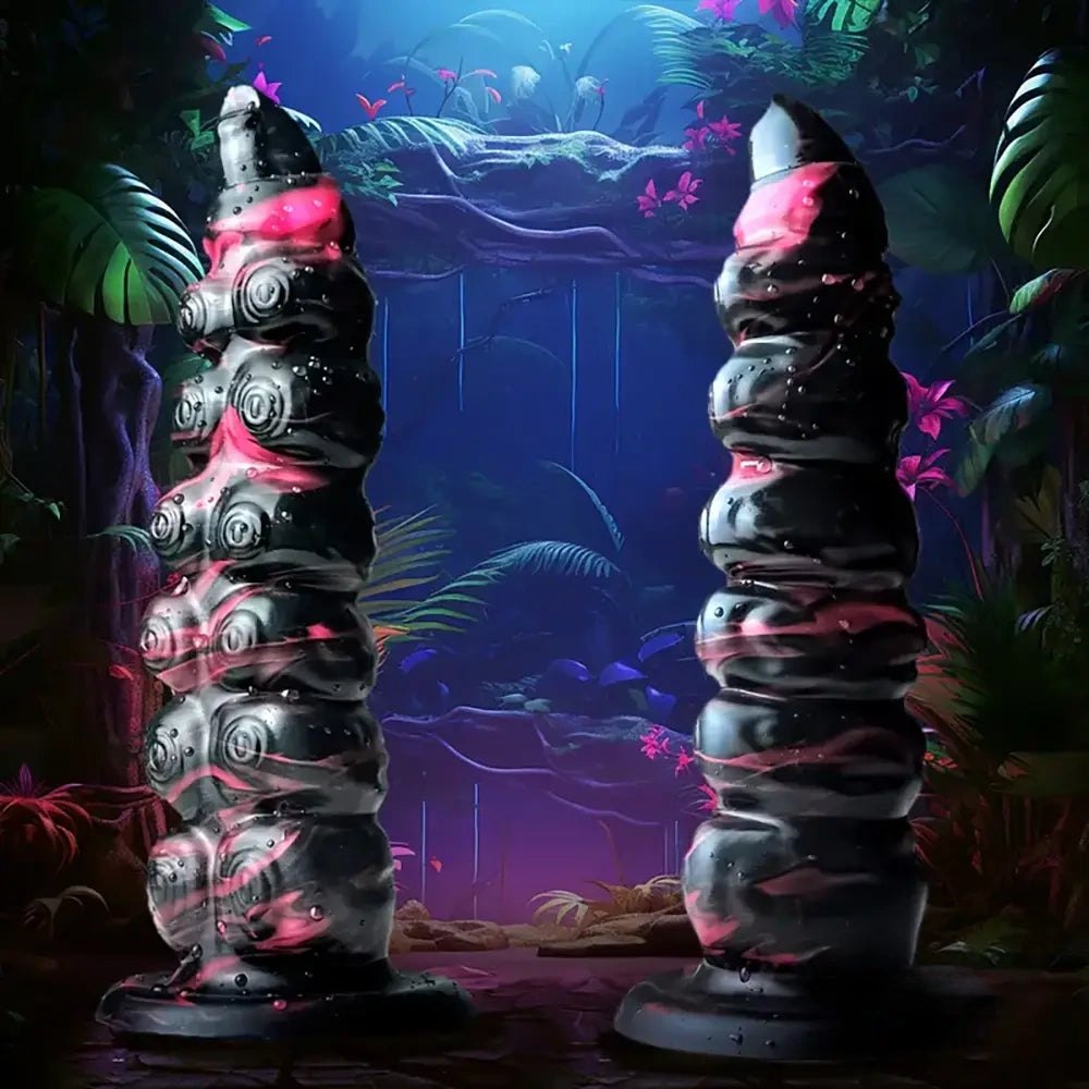 Colorful monster tentacle silicone dildo, photo 2