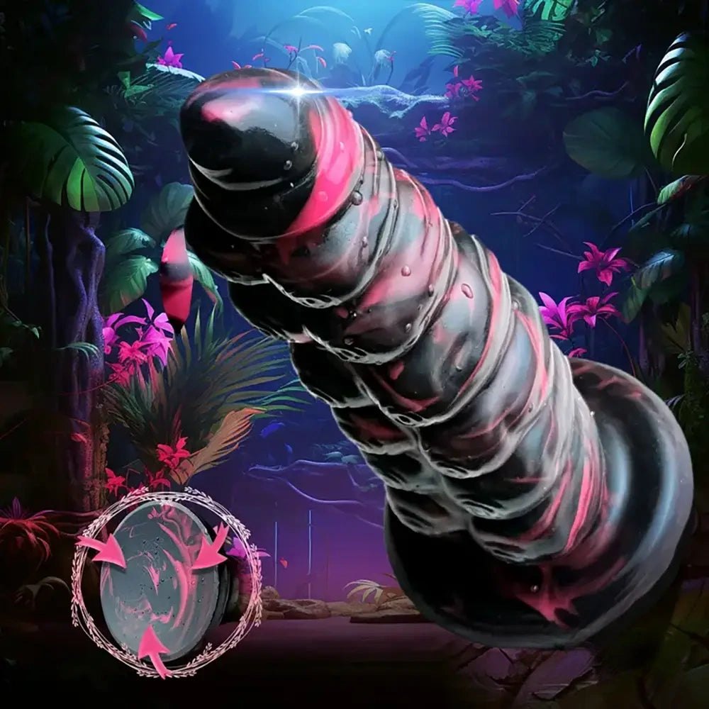 Colorful monster tentacle silicone dildo, photo 6