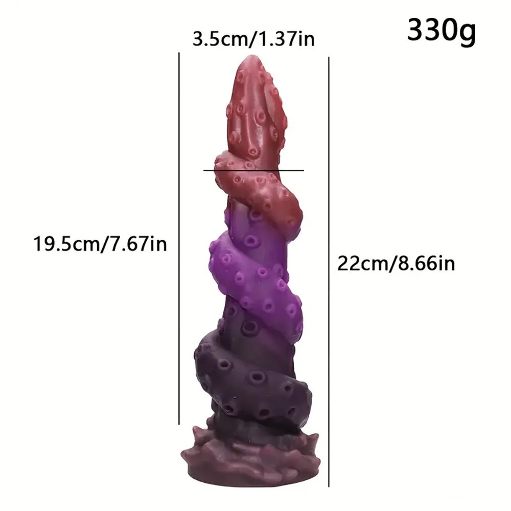 Monster tentacle silicone fantasy dildo, photo 9