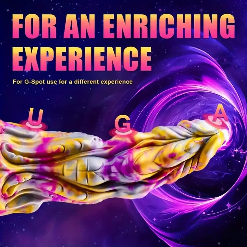 Colorful monster fantasy textured dildo, photo 4