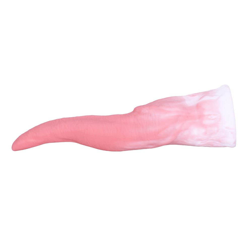 Pink monster tongue silicone fantasy dildo, photo 3
