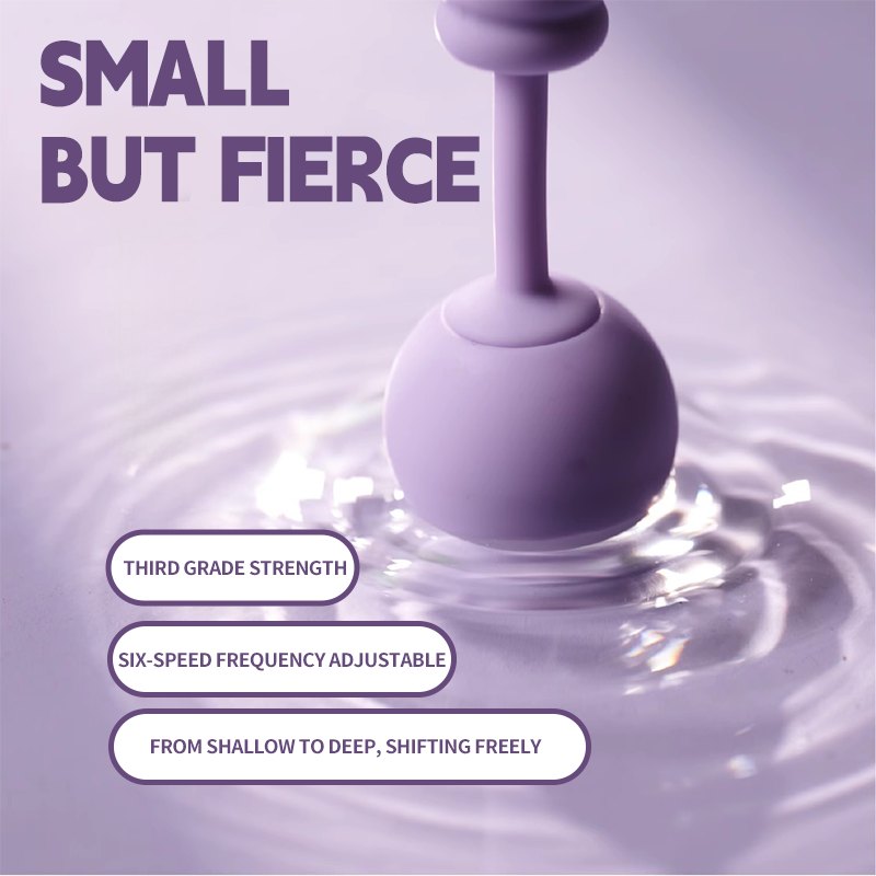 Purple moon-shaped silicone bullet vibrator, photo 4