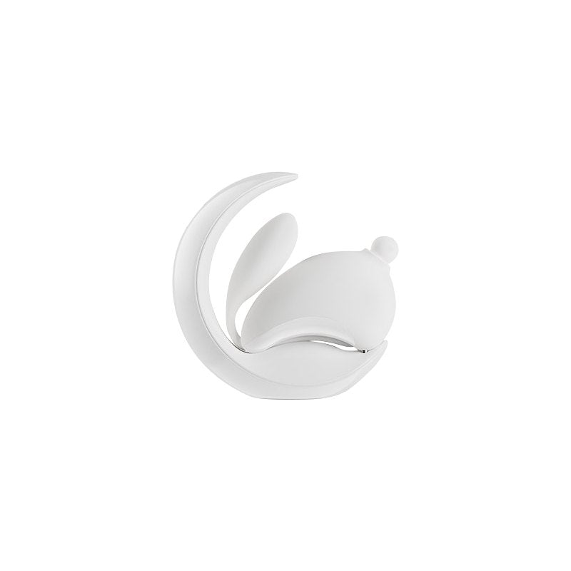 white moonlight rabbit suction vibrator
