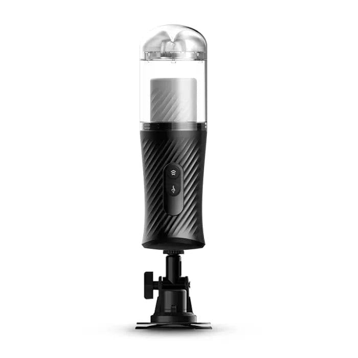 Black automatic suction cup masturbator, photo 1