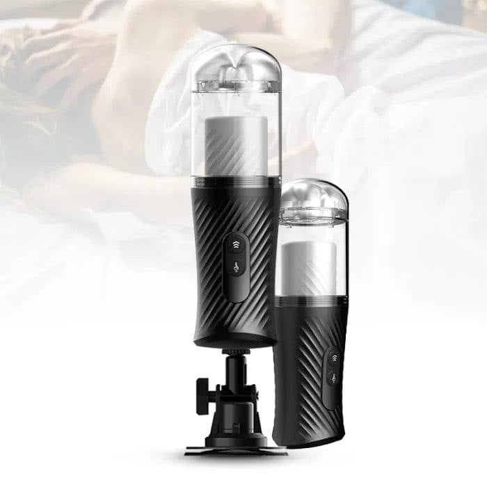 Black automatic suction cup masturbator, photo 3