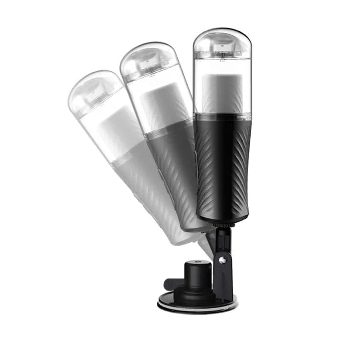Black automatic suction cup masturbator, photo 7