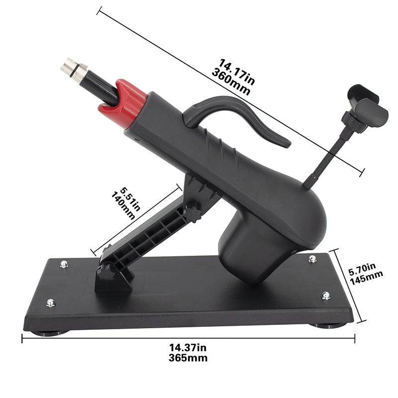 Black electric thrusting sex machine, photo 1