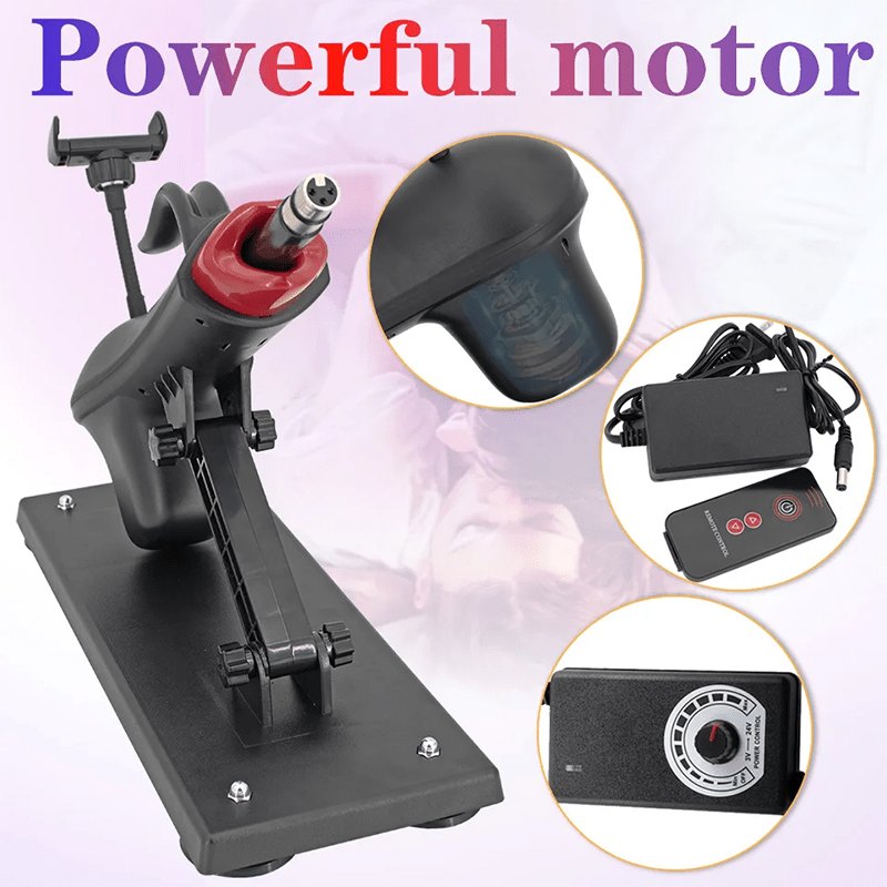 Black electric thrusting sex machine, photo 5