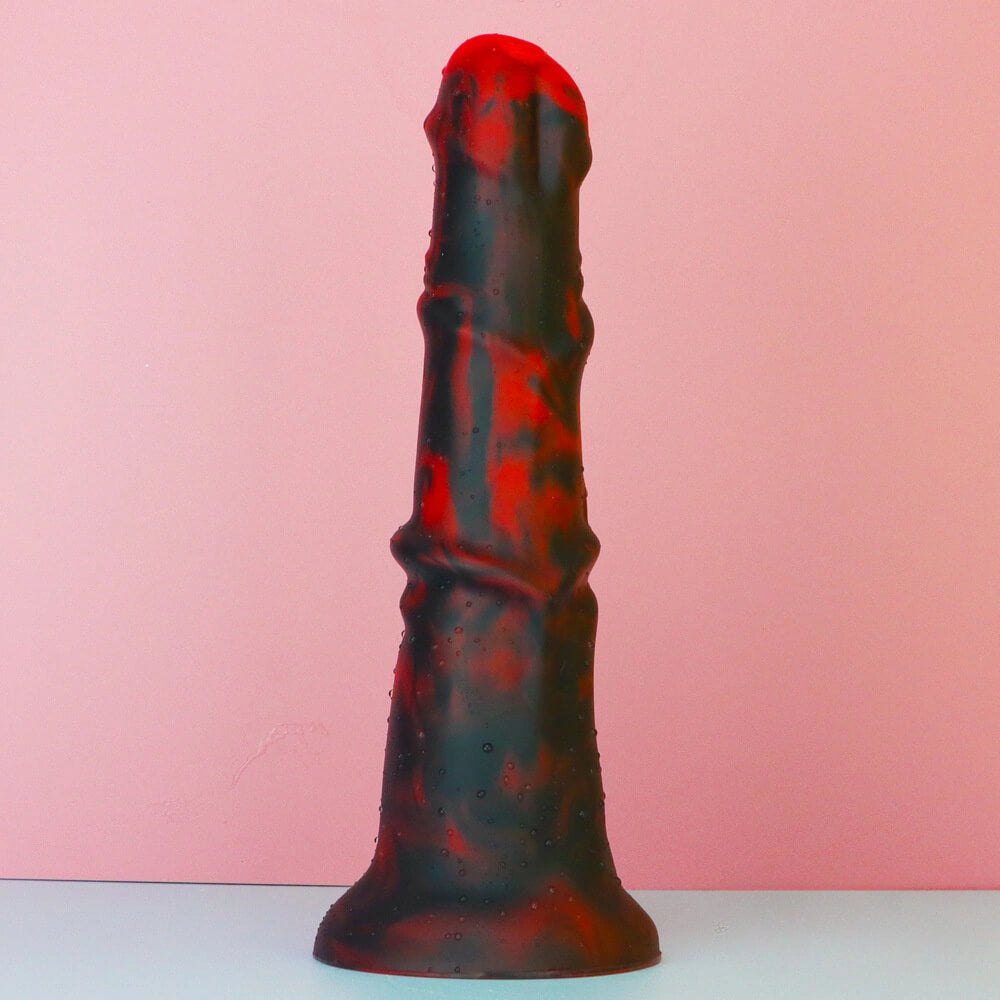 #1 colorful swirl liquid silicone dildo