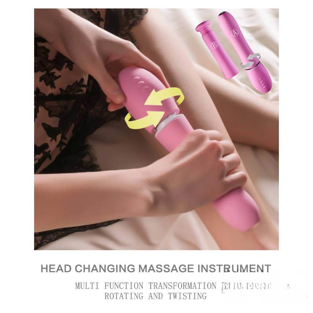 Pink multi function wand vibrator, photo 11