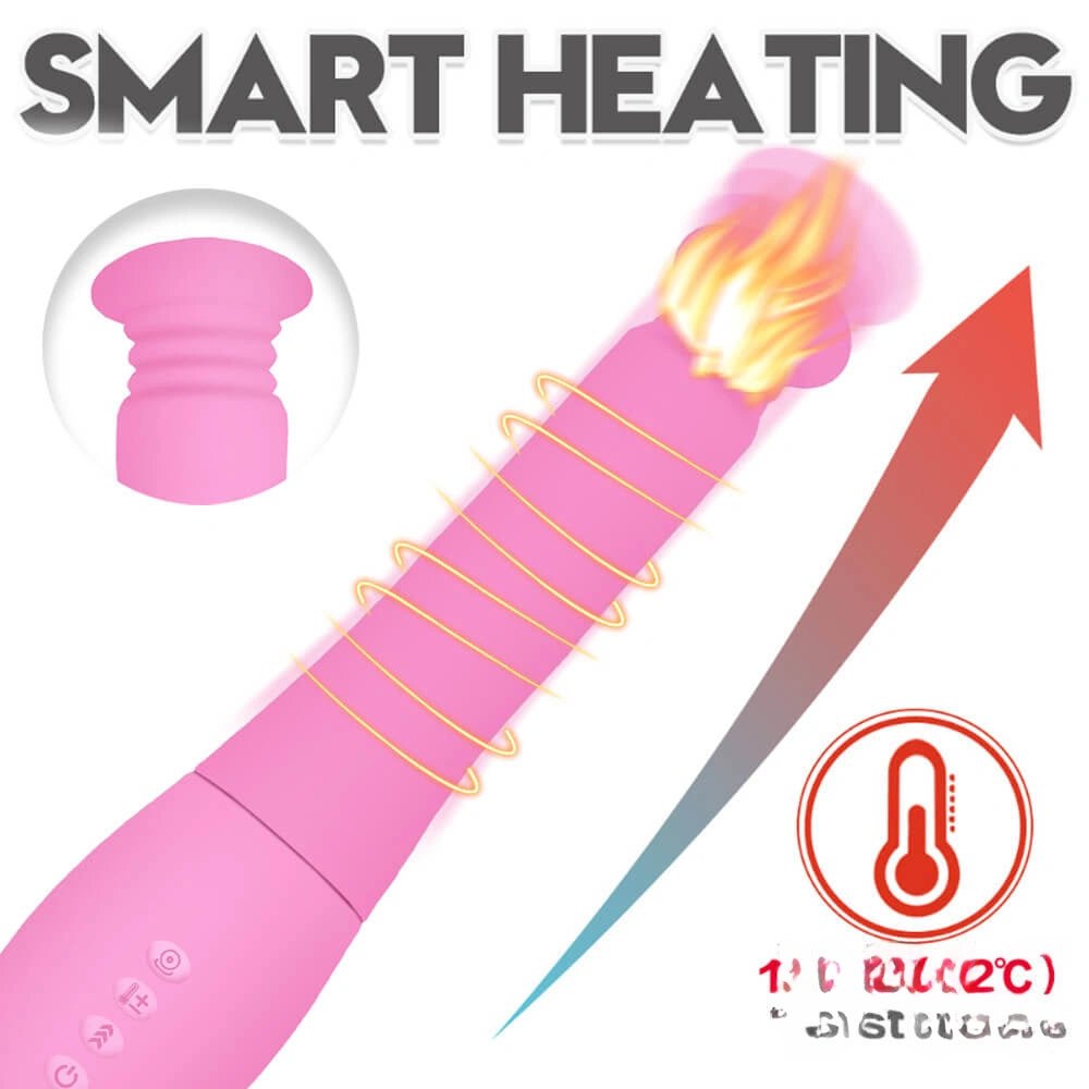 Pink multi function wand vibrator, photo 3