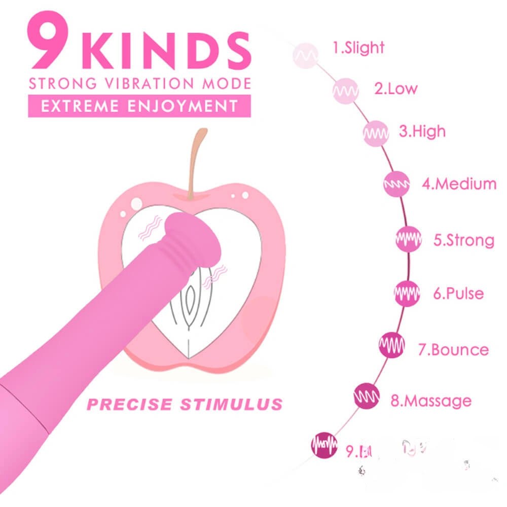 Pink multi function wand vibrator, photo 4