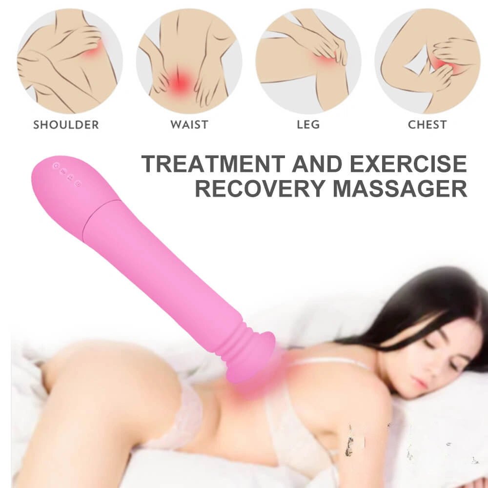 Pink multi function wand vibrator, photo 7