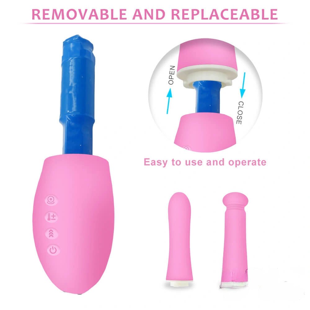 Pink multi function wand vibrator, photo 8