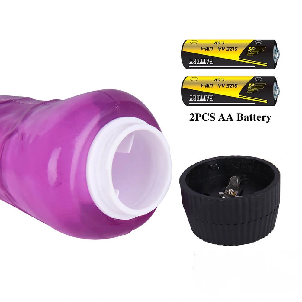 Multi-mode vibrating realistic dildo, photo 12