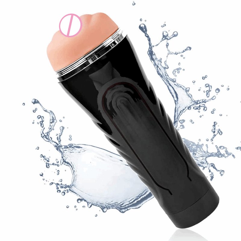 Vertical Pattern Yin Jiao textured male masturbation stroker cup