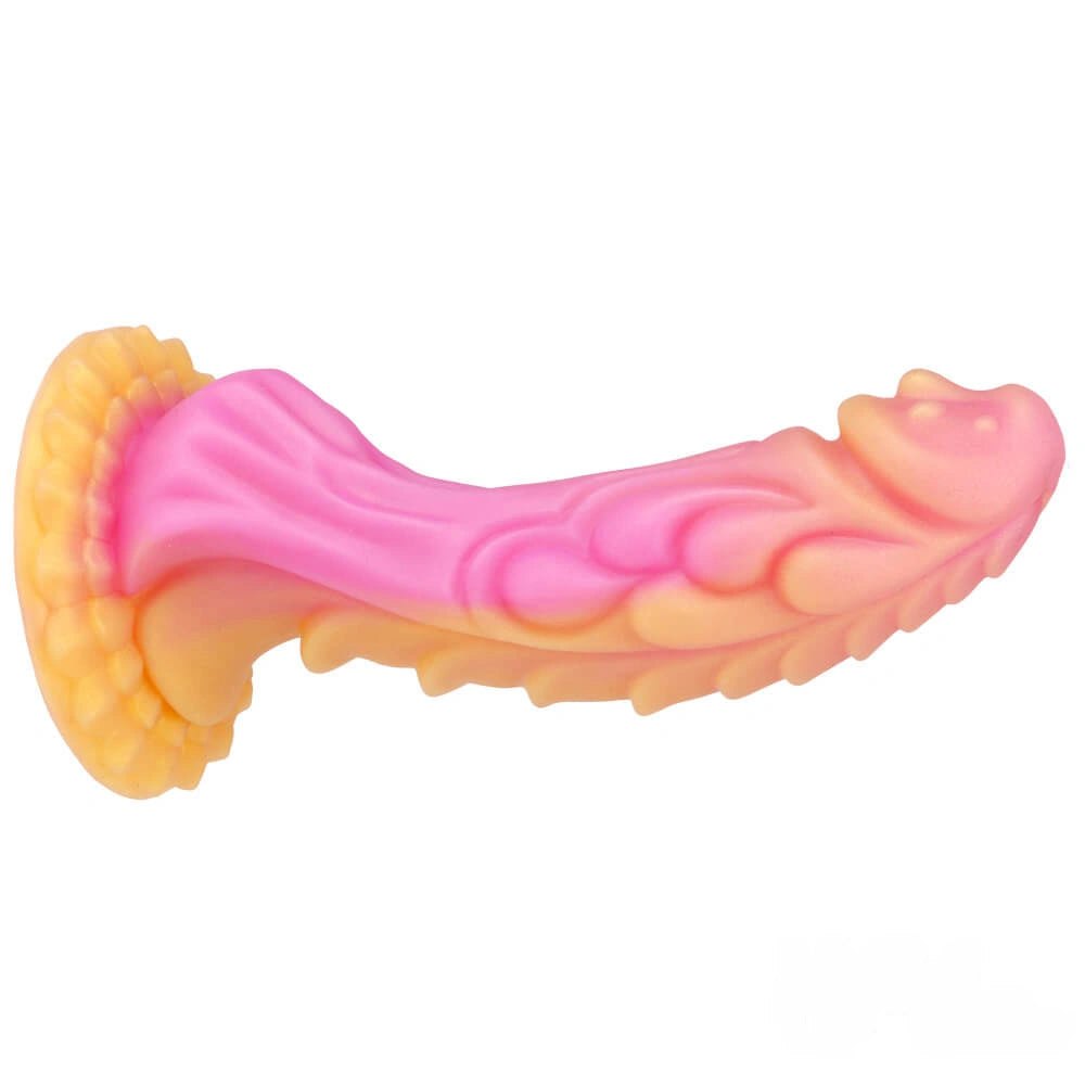 #1 multicolor liquid silicone dragon dildo