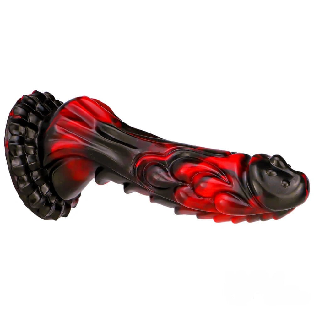 #2 multicolor liquid silicone dragon dildo