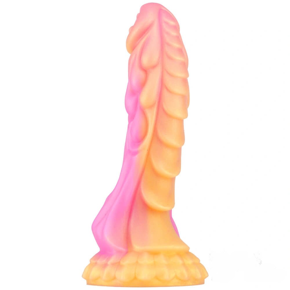 Multicolor liquid silicone dragon dildo, photo 7