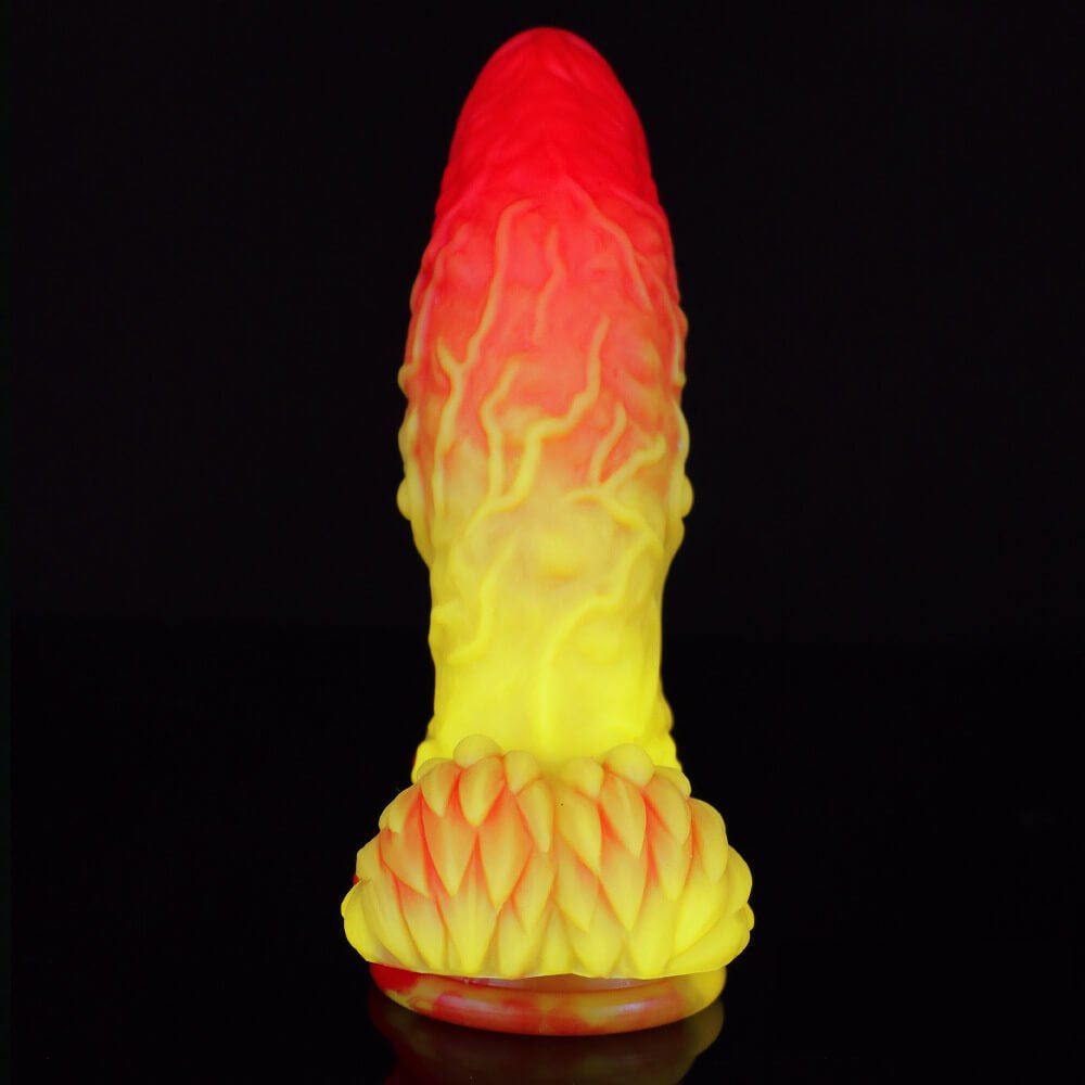 Multicolor dragon fantasy dildo, photo 10