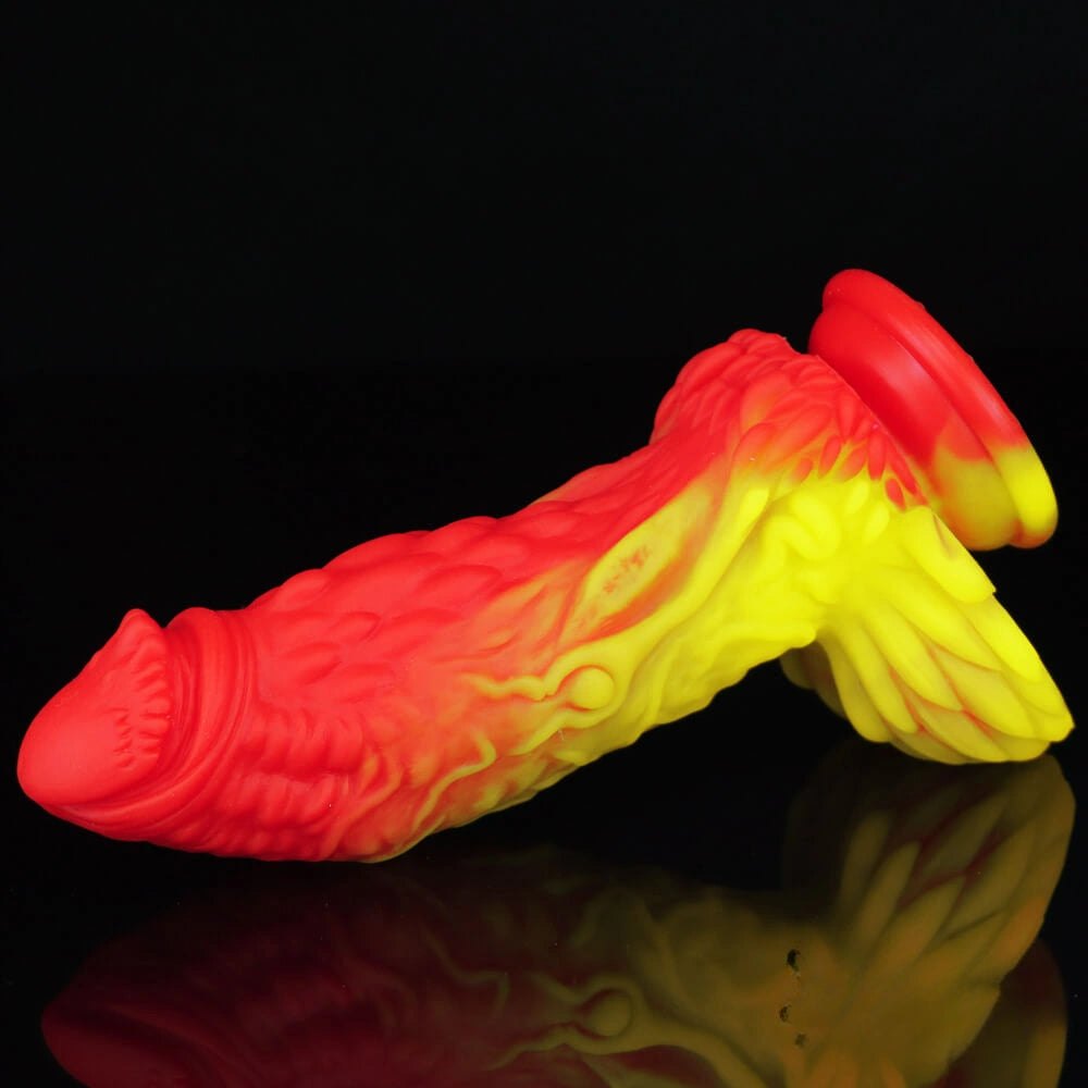 Multicolor dragon fantasy dildo, photo 13