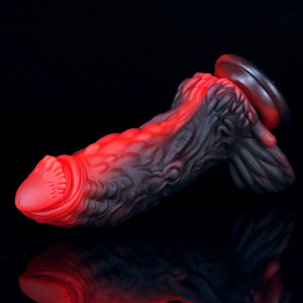 Multicolor dragon fantasy dildo, photo 8