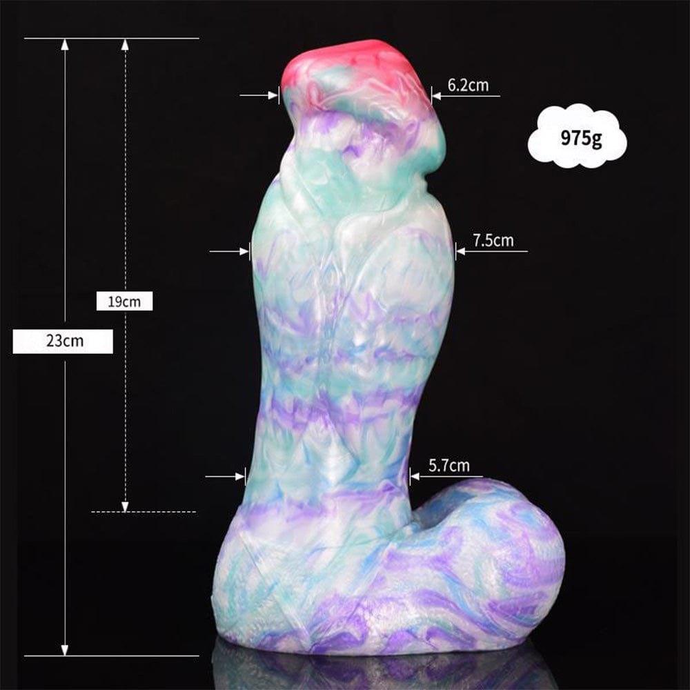Mushroom head silicone fantasy dildo, photo 12