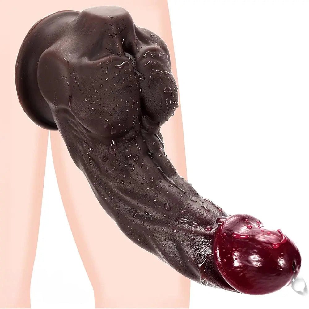 Muscle texture suction cup dildo, photo 1