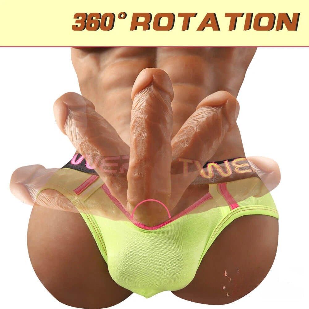 Flesh-tone muscular male torso, photo 9
