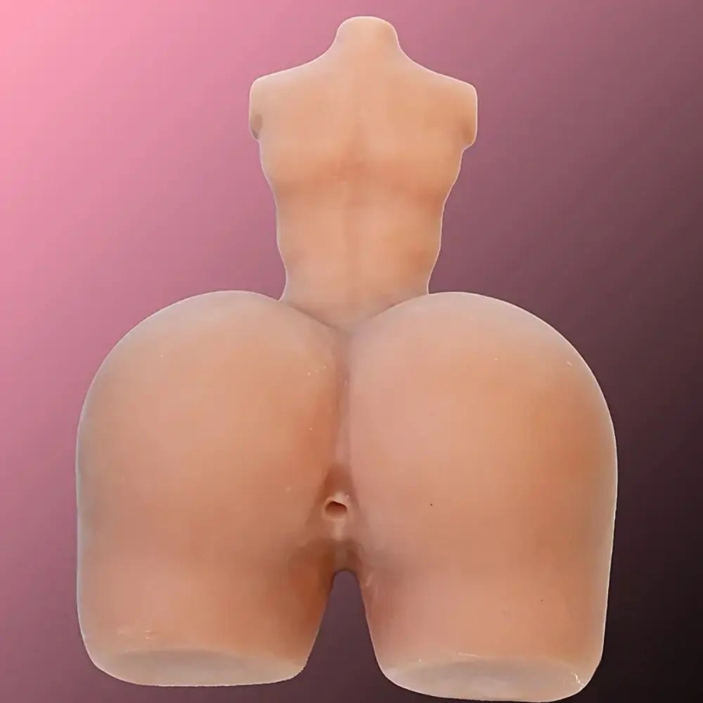 Flesh-tone silicone male torso with dildo, photo 6