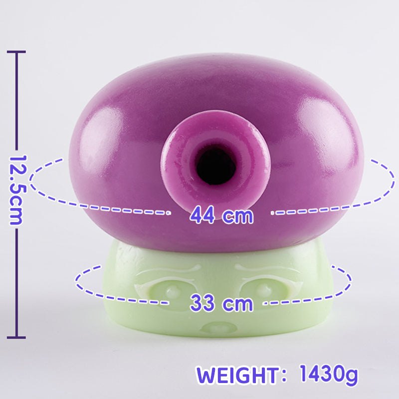 Purple mushroom monster anthro male masturbator, photo 2