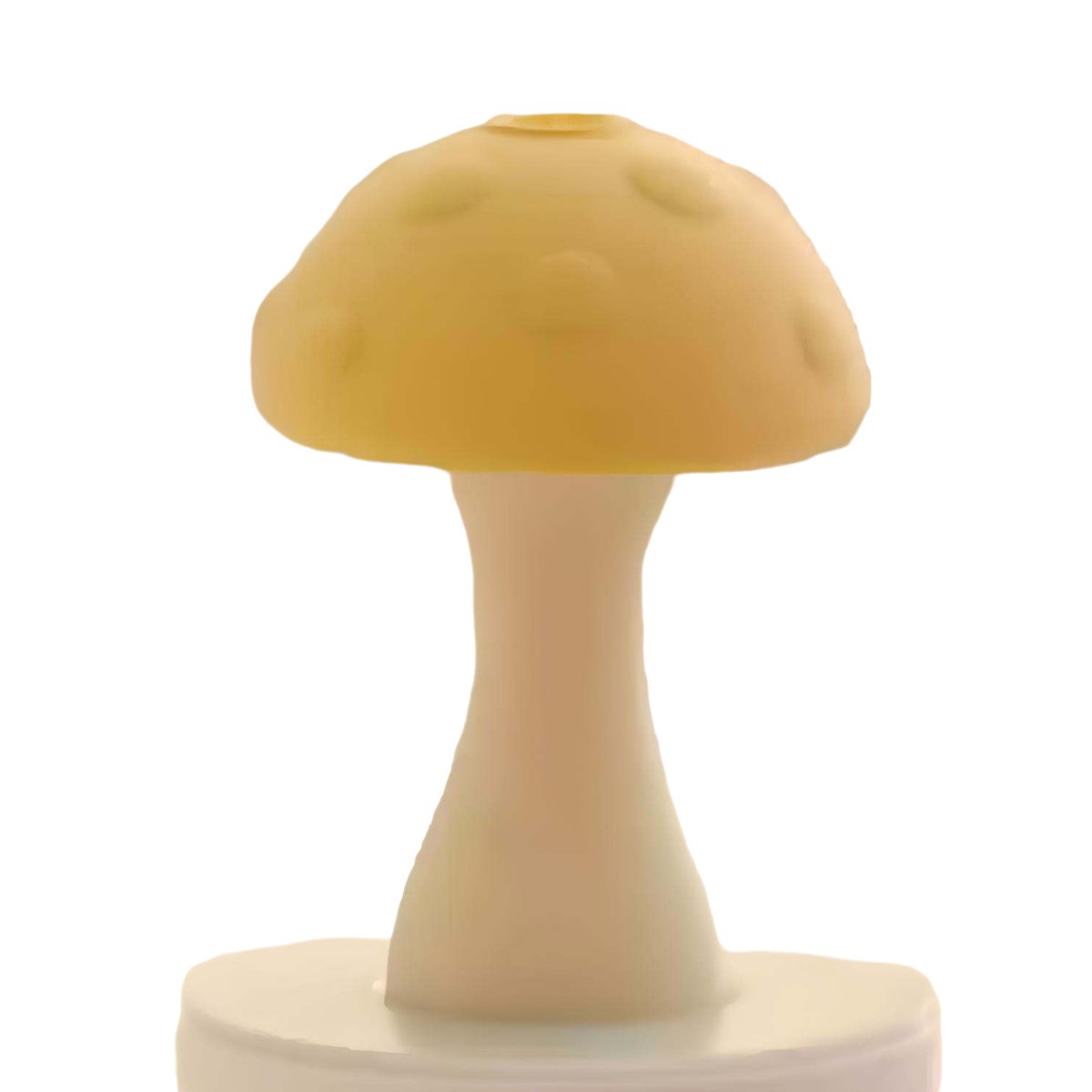 Mushroom-shaped silicone clit sucker with glowing dust cover, photo 10