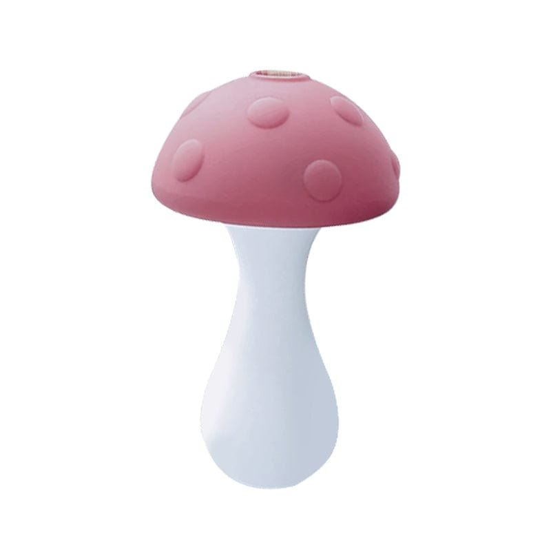 Mushroom-shaped silicone clit sucker with glowing dust cover, photo 9