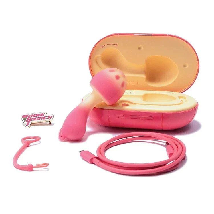 Pink mushroom head bullet vibrator, photo 1