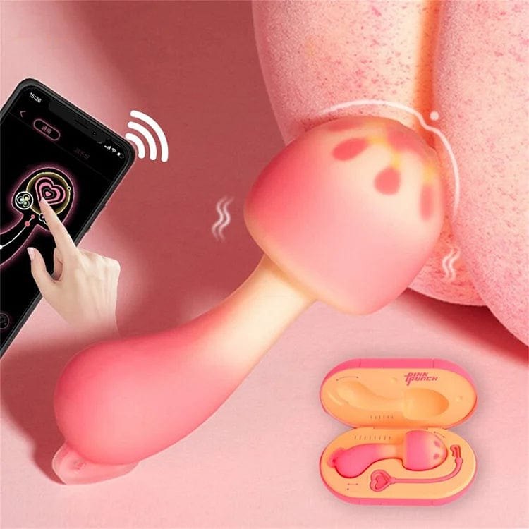 Pink mushroom head bullet vibrator, photo 10